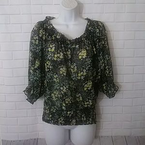 Confess Floral Blouse Sz.Medium